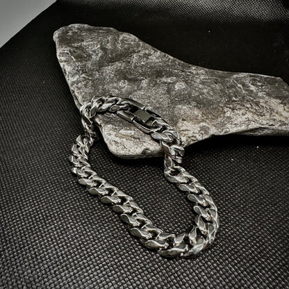 Cuban Link Steel Bracelet
